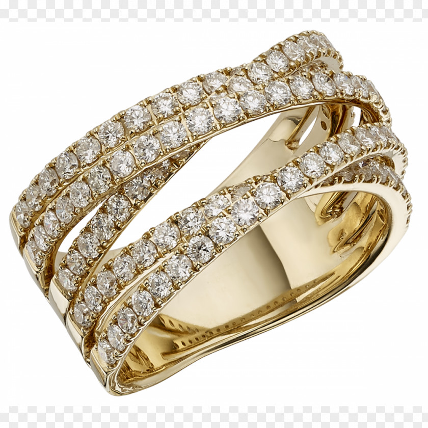 Diamond Gold Wedding Ring Bangle Bling-bling Silver PNG