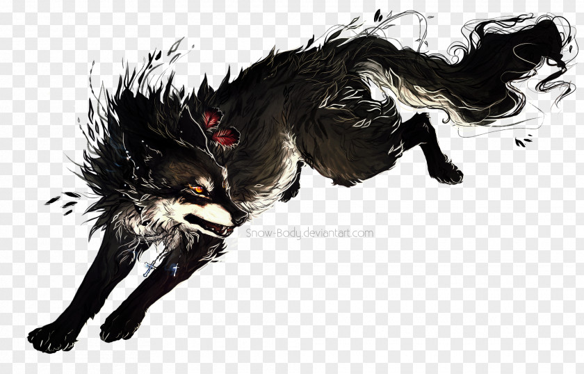 Werewolf Gray Wolf DeviantArt Snow Human Body PNG