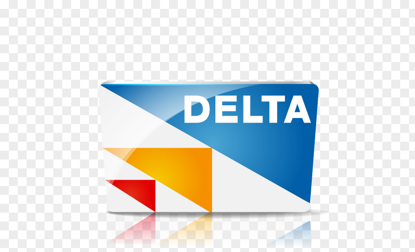 Delta Text Brand Graphic Design PNG