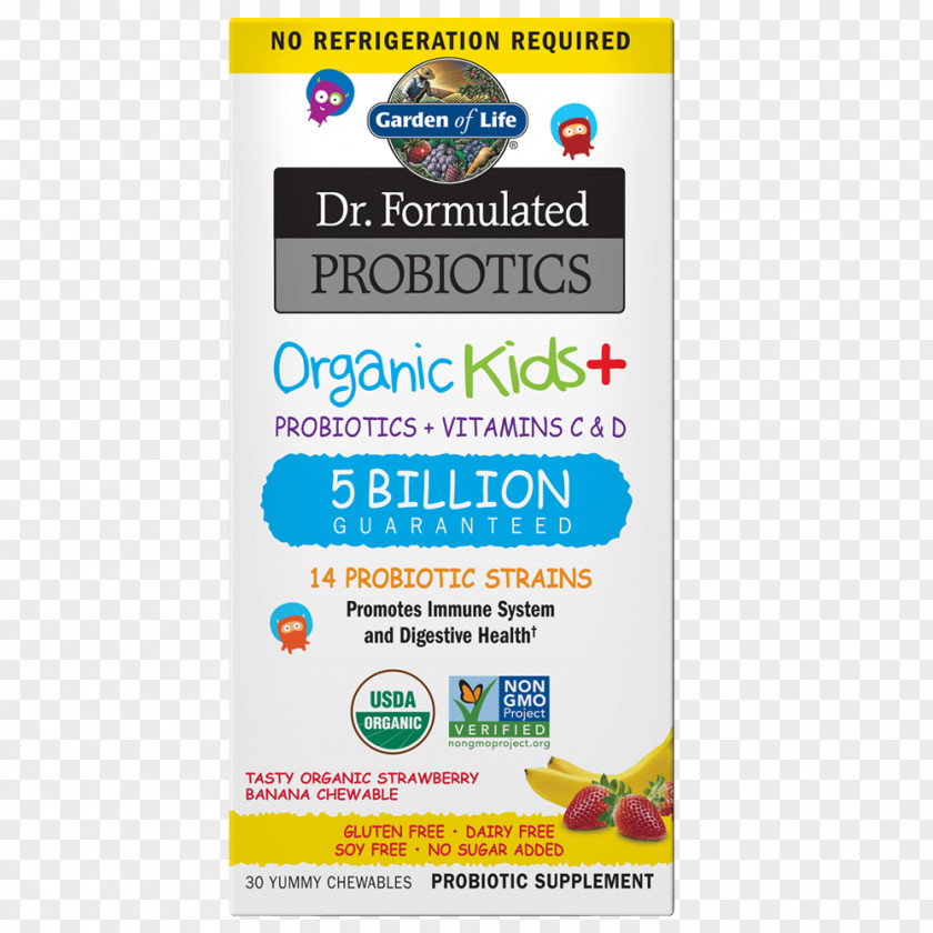 Kids Garden Probiotics UK Brand Child Font PNG