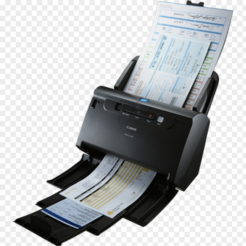 Paper Sheet Image Scanner Canon Automatic Document Feeder PNG