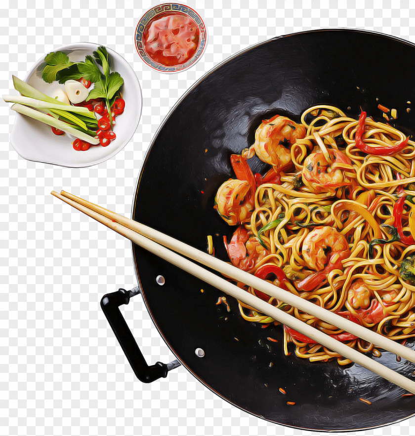 Pici Spaghetti Aglio E Olio Chinese Background PNG