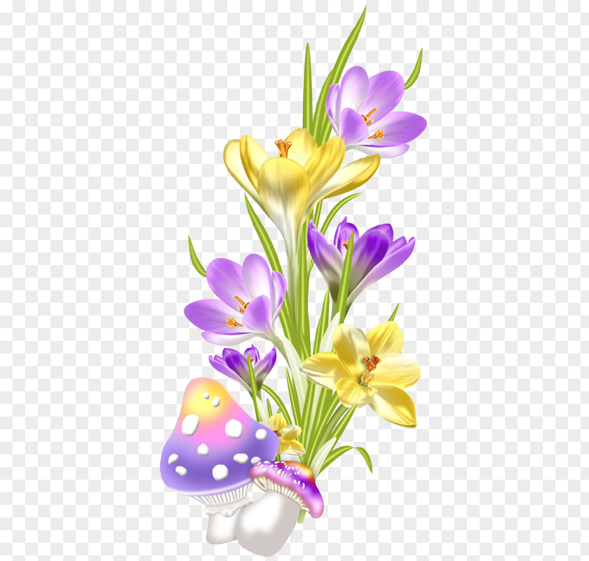 Purple Flowers Bunny Floral Design Cut Clip Art Image PNG