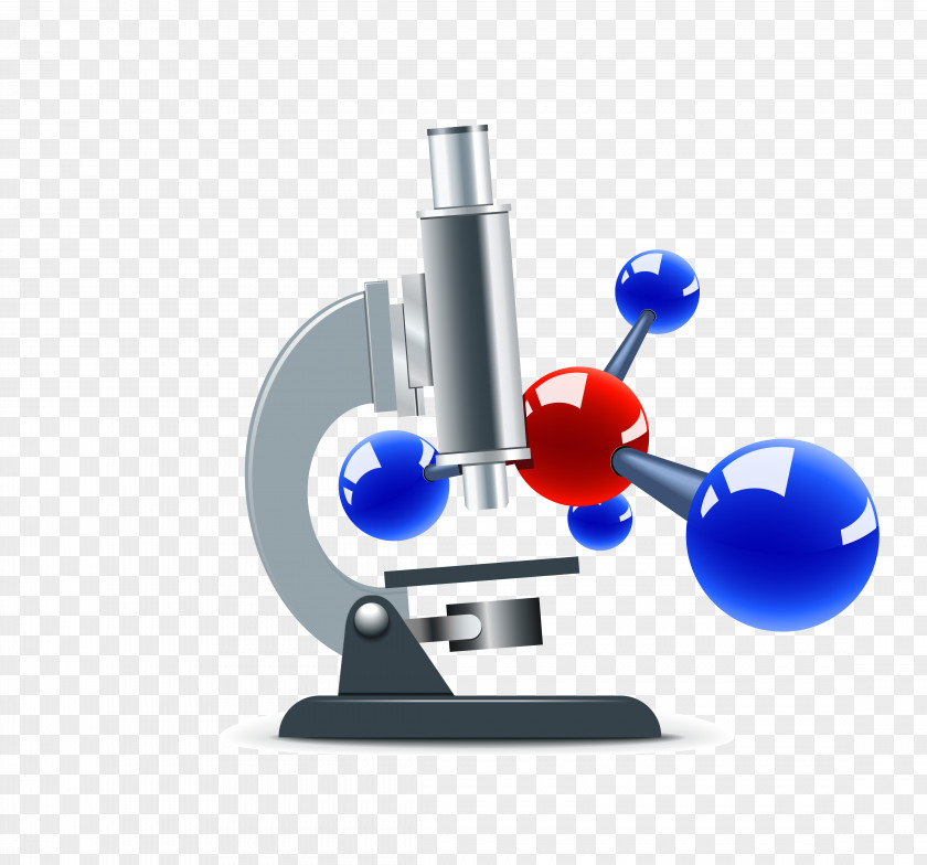 Vector Cartoon Microscope Material Icon PNG