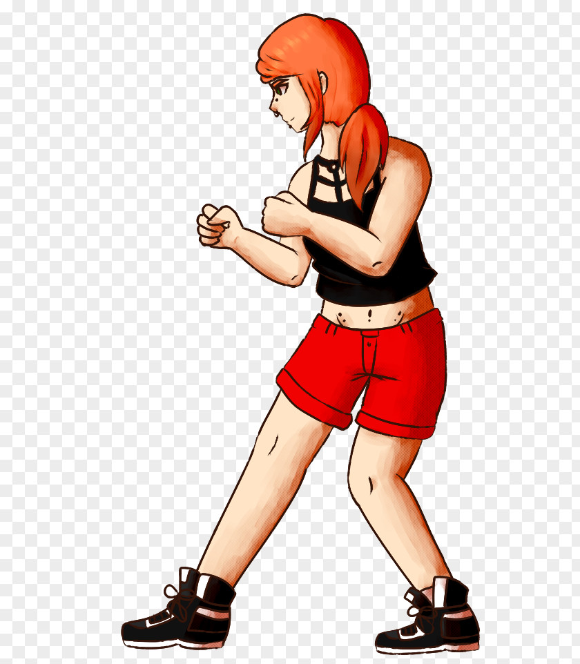 Boxing Glove Finger Character PNG