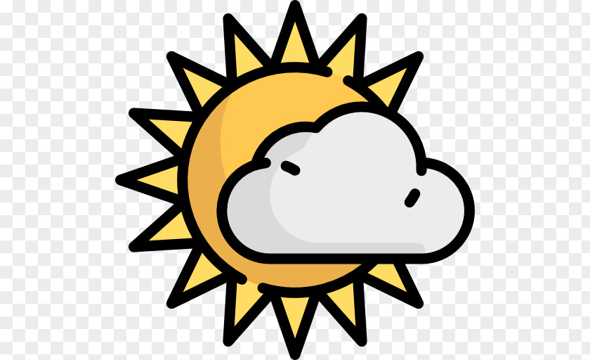 Cloudy Drawing Art PNG