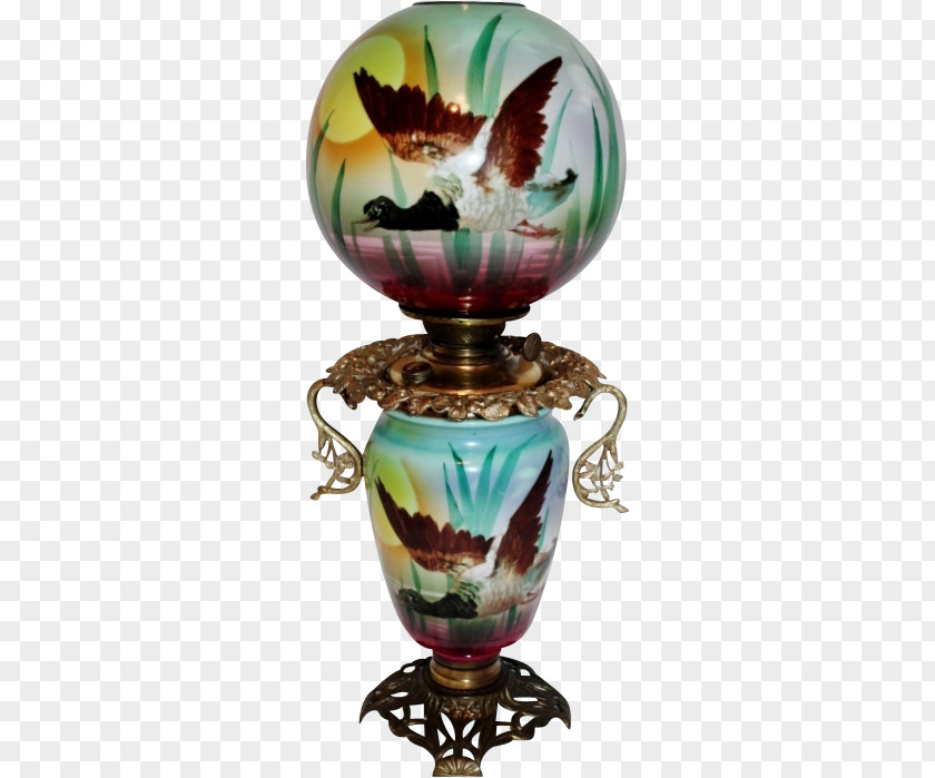 Hand Painted Wind Table-glass Vase Tableware Artifact PNG