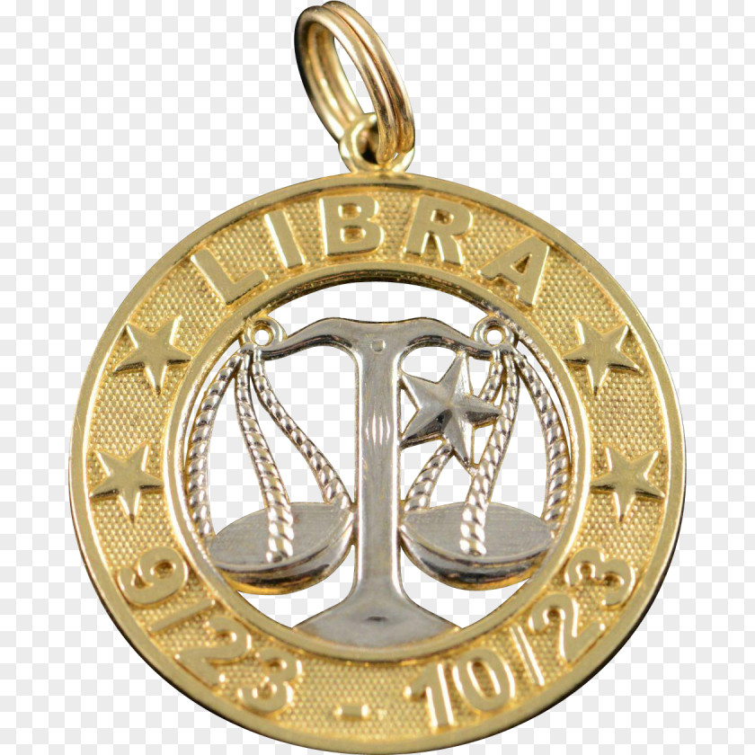 Libra Locket Silver Charms & Pendants Medal Gold PNG