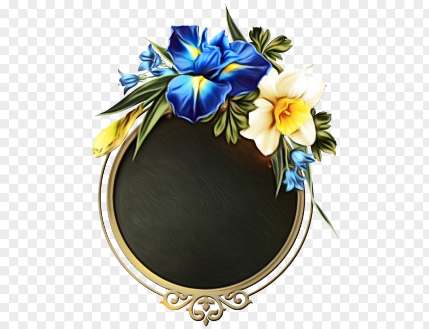 Morning Glory Headgear Blue Flower Borders And Frames PNG