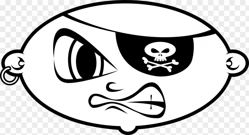 Pirate Smiley Clip Art PNG