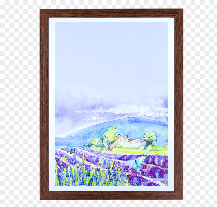 Skincare Promotion Watercolor Painting Window Acrylic Paint Picture Frames PNG