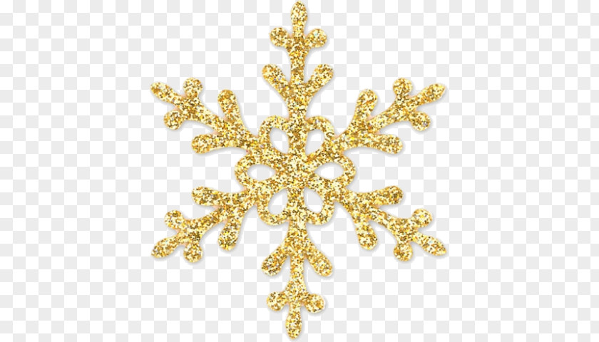 Snowflake Gold Clip Art PNG