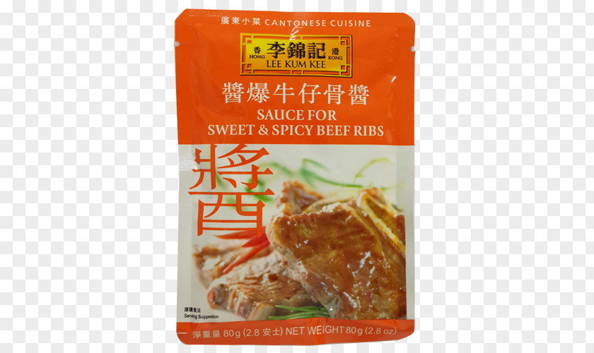 Sugar Sauce Spare Ribs Vegetarian Cuisine Lee Kum Kee Short PNG