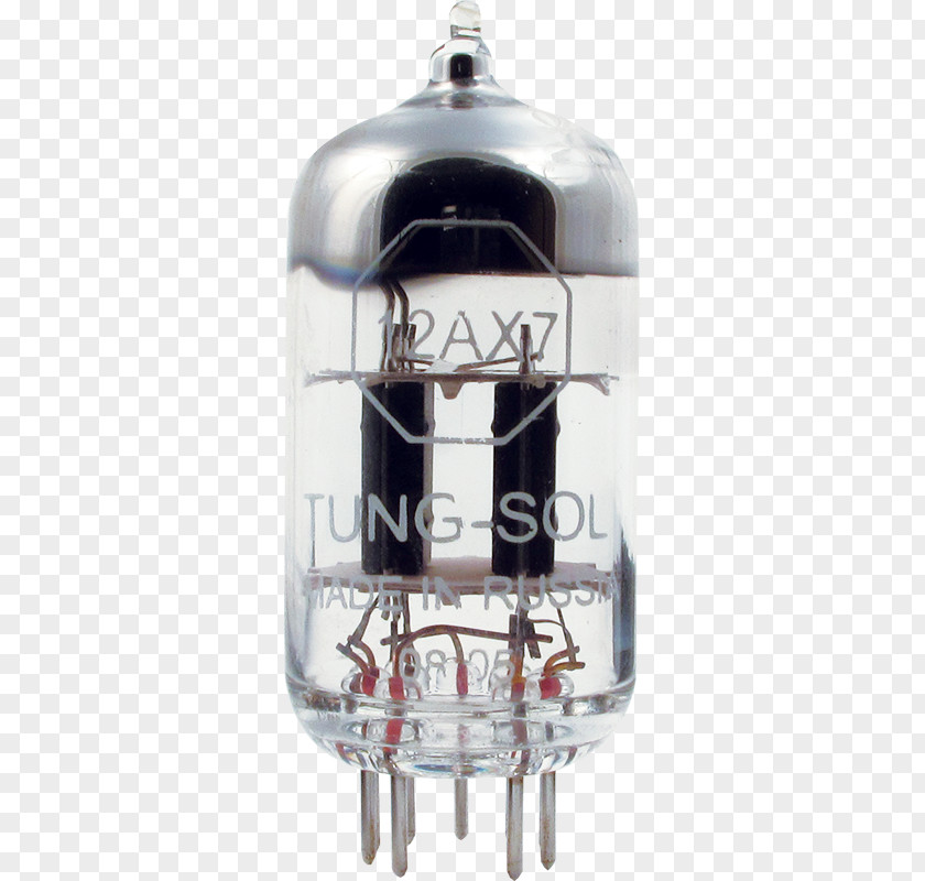 12AX7 Tung-Sol Vacuum Tube Vox AC30 12AU7 PNG
