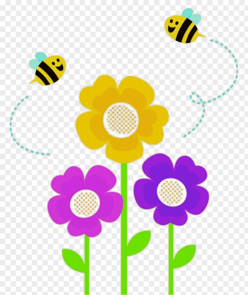 Bee Western Honey Bumblebee Flower Clip Art PNG