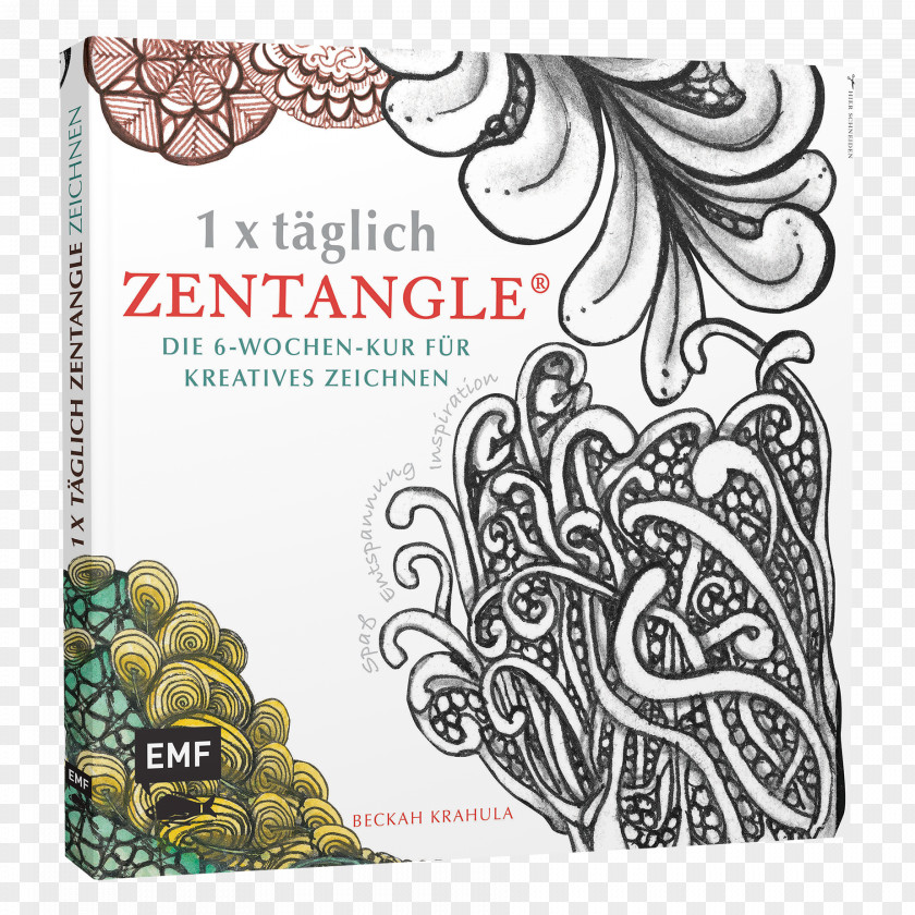 Book One Zentangle A Day: 6-Week Course In Creative Drawing For Relaxation, Inspiration, And Fun Coloring Paperback PNG