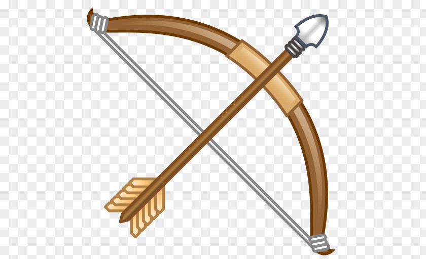 Bow And Arrow Emoji Archery PNG