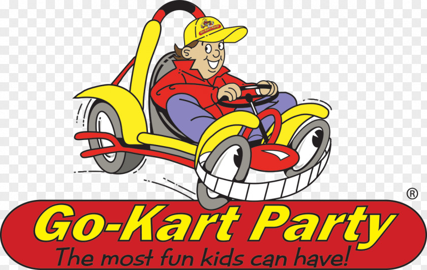 Go Car Go-Kart Party Kart Children's Birthday PNG