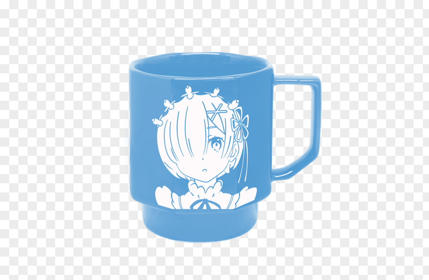Mug Hasami Coffee Cup Re:Zero − Starting Life In Another World 雷姆 PNG