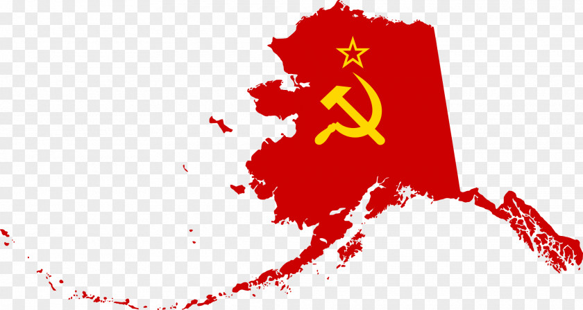 Soviet Union Flag Of Alaska State Clip Art PNG