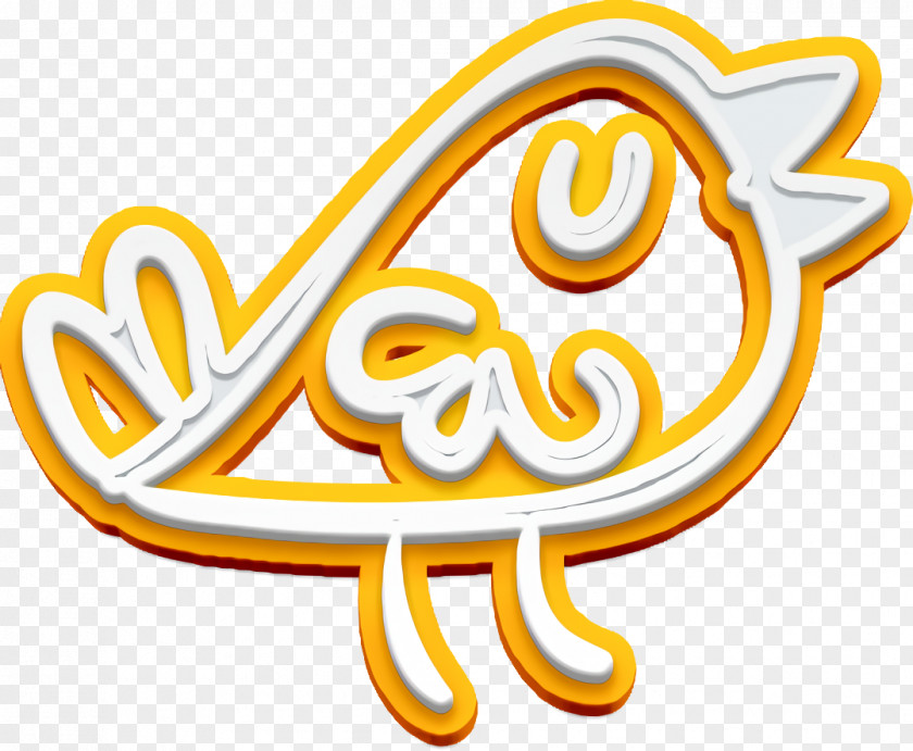 Bird Icon Logo Handmade PNG