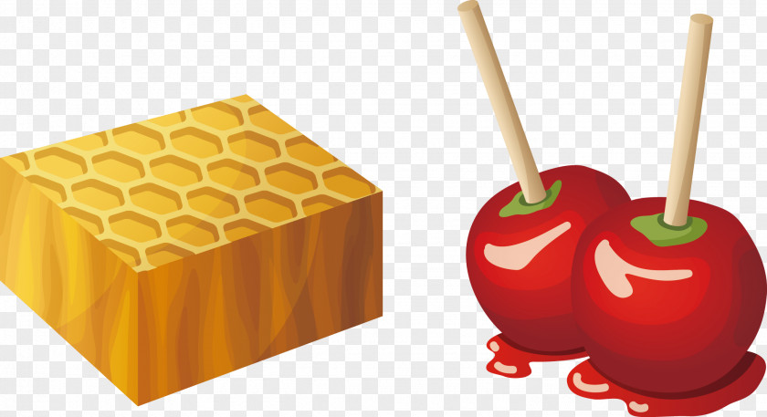 Cheese And Sugar Gourd Candy Apple Caramel Fruit Salad Clip Art PNG