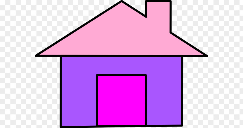 House Pink Purple Clip Art PNG