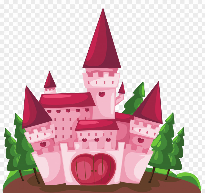 Pink Poster Castle Animation PNG