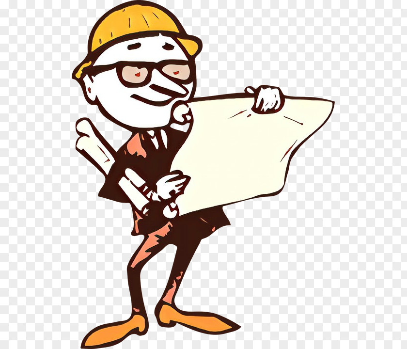 Thumb Pleased Engineer Cartoon PNG