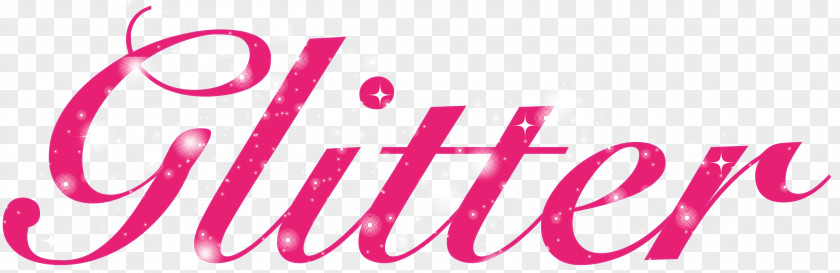 Word Glitter Lettering Paper PNG