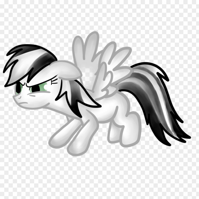 Yinyang Pony Horse Mane DeviantArt Black And White PNG