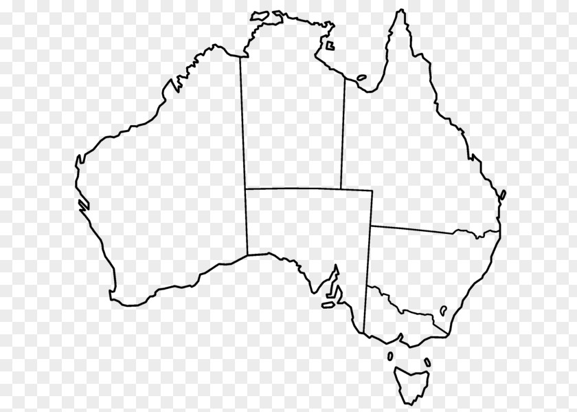Australia Blank Map World Collection PNG