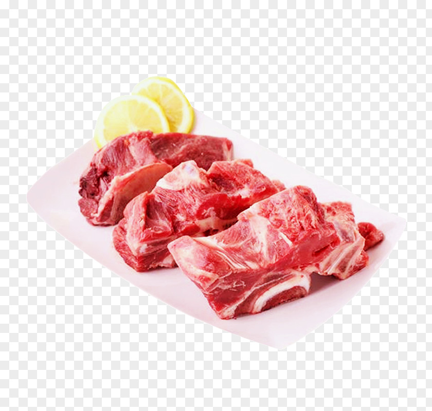 Australia Imported Beef Neck Bones With Meat Angus Cattle Beefsteak Short Ribs Bone PNG