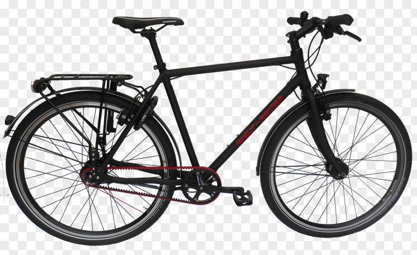 Belt Drive Bike Hybrid Bicycle BMX Cycling Single-speed PNG