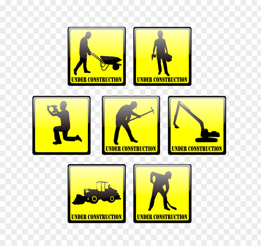 Road Construction Royalty-free Sign Illustration PNG