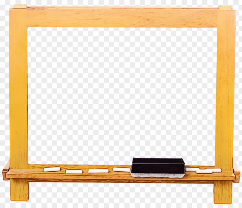 Table Picture Frame Background Yellow PNG