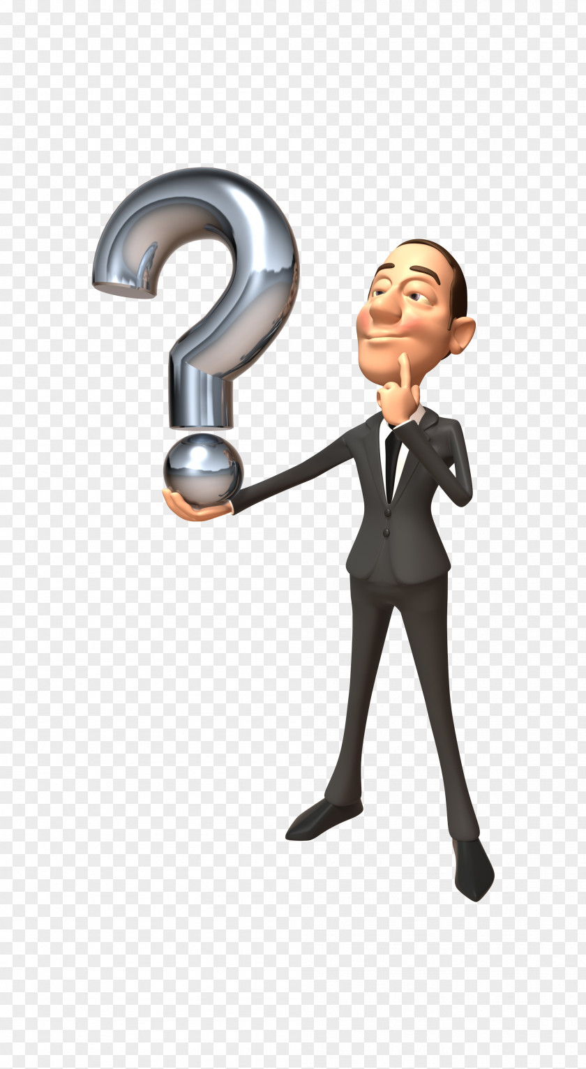 Thinking Little Question Mark PNG