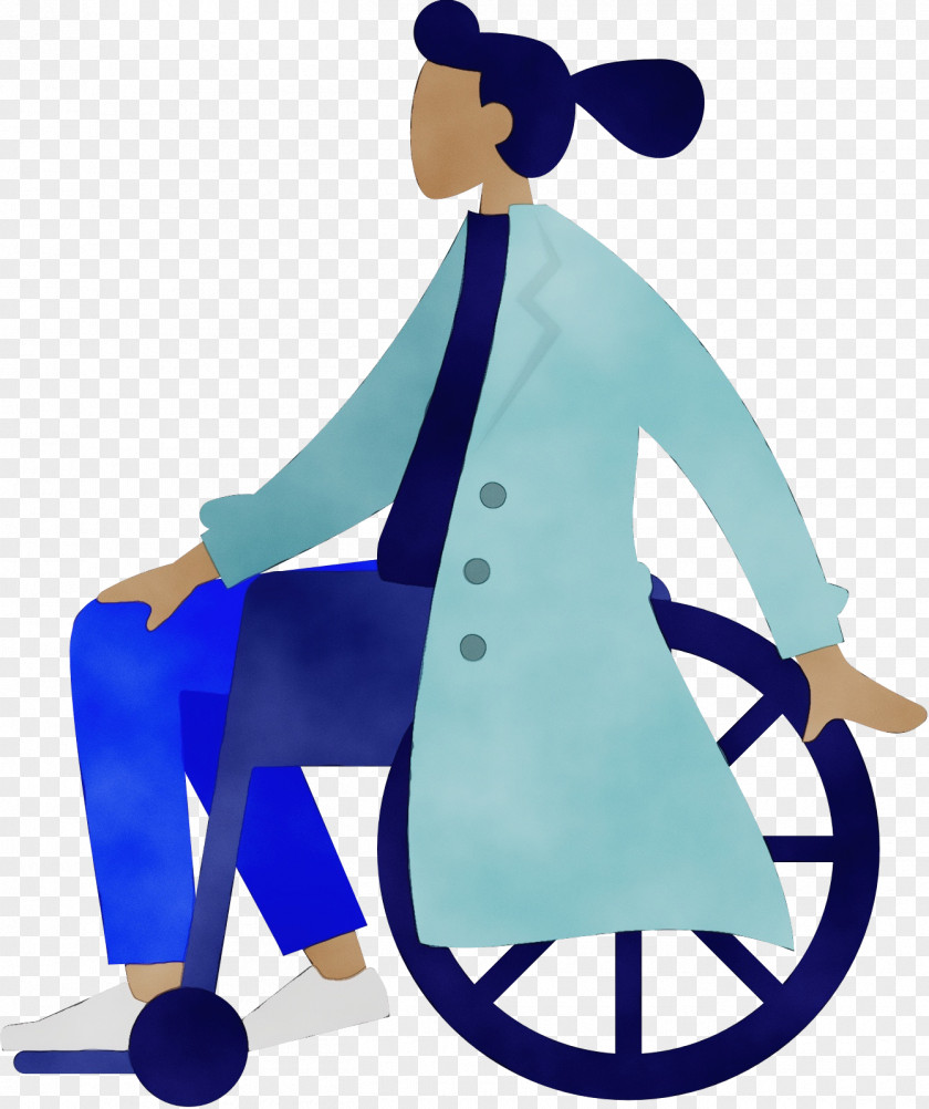 Wheelchair Disability Cartoon Health Silhouette PNG