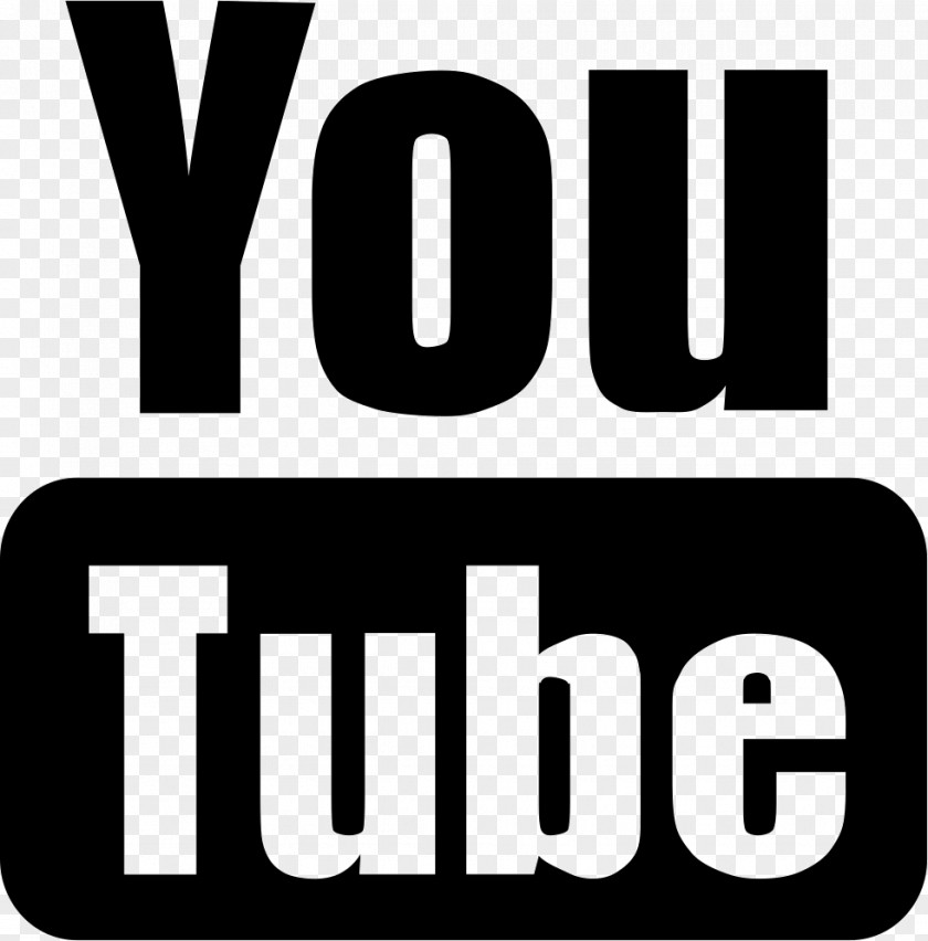 Youtube YouTube Logo Video Black And White PNG