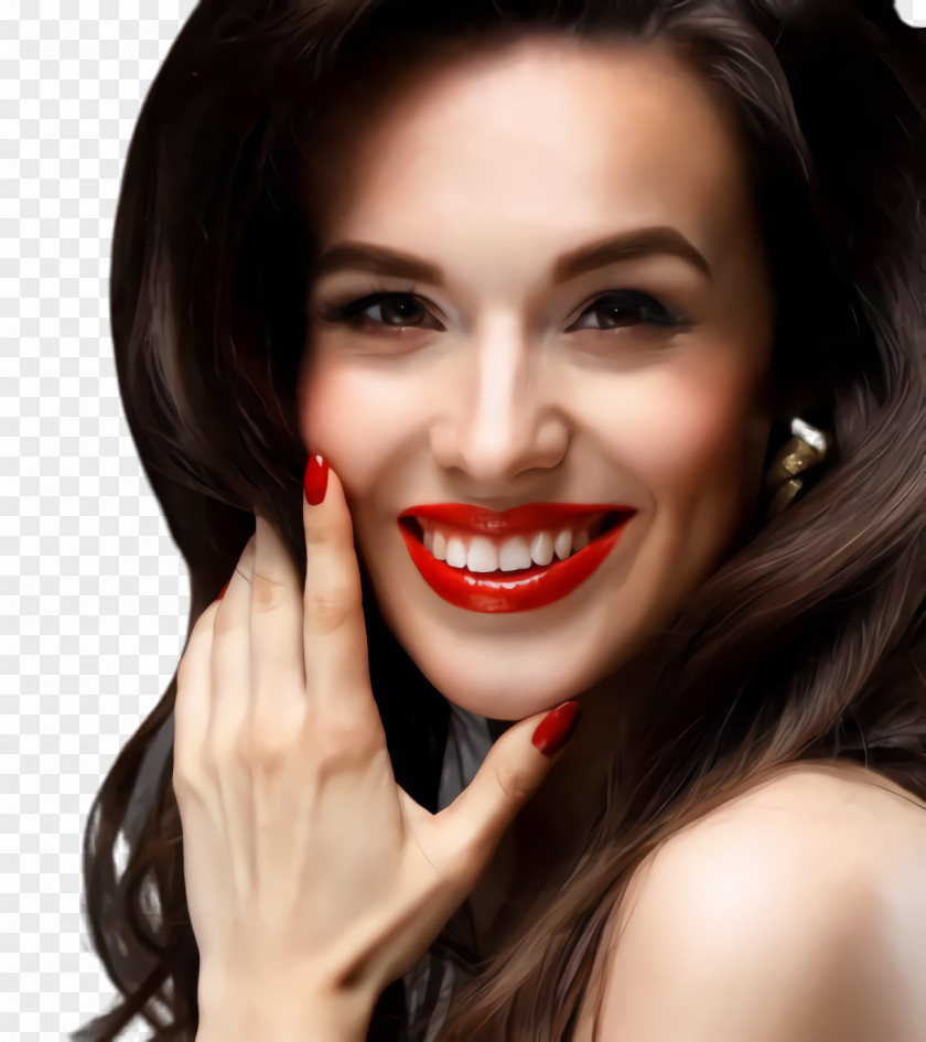 Chin Smile Hair Face Lip Skin Eyebrow PNG