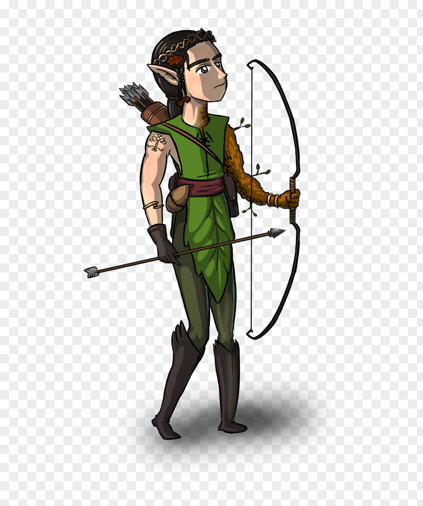 Dwarf Cleric Clip Art Illustration Cartoon Archery PNG
