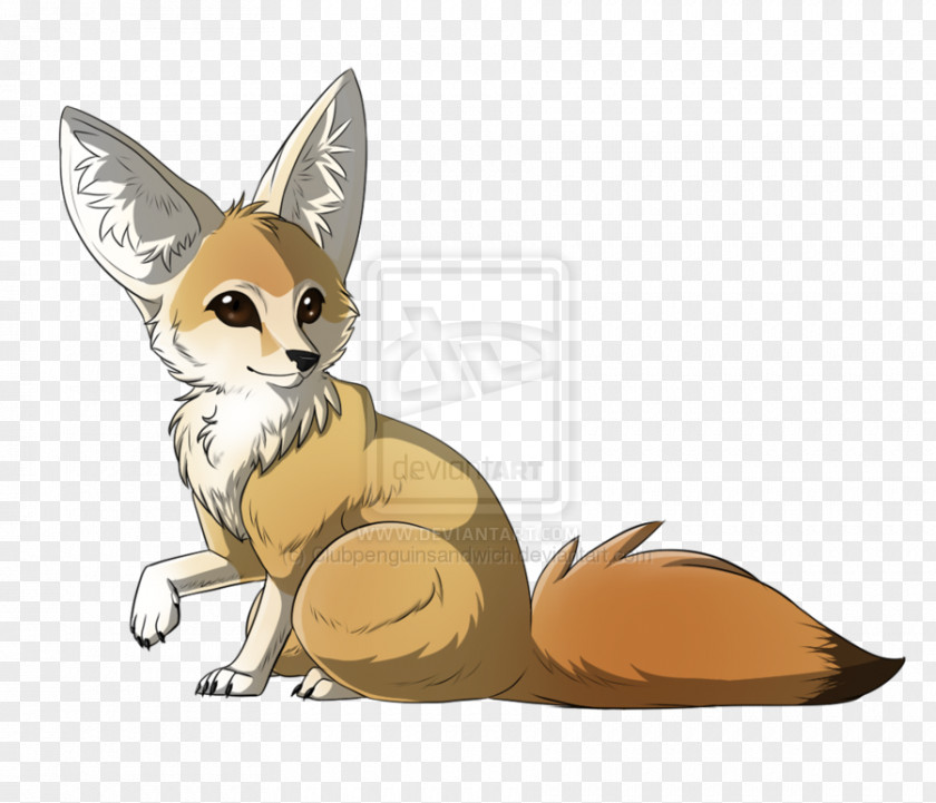 Fennec Fox Drawing Clip Art PNG