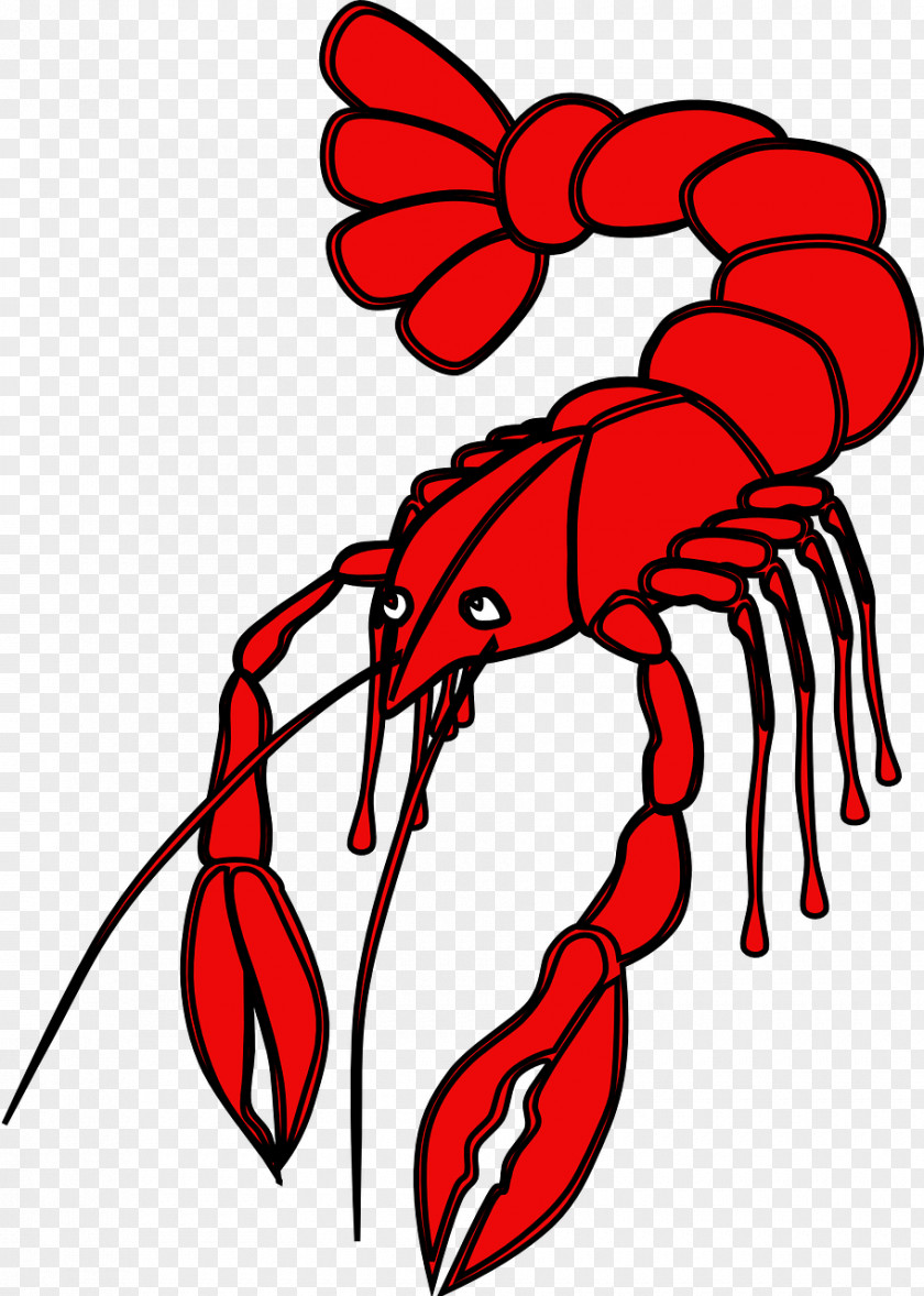 Red Lobster Crayfish Cajun Cuisine Free Content Clip Art PNG