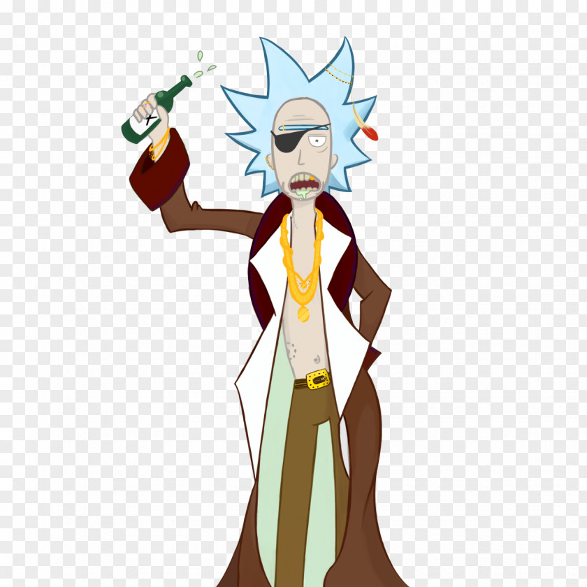 Rick Genest Sanchez Morty Smith Piracy Fan Art PNG