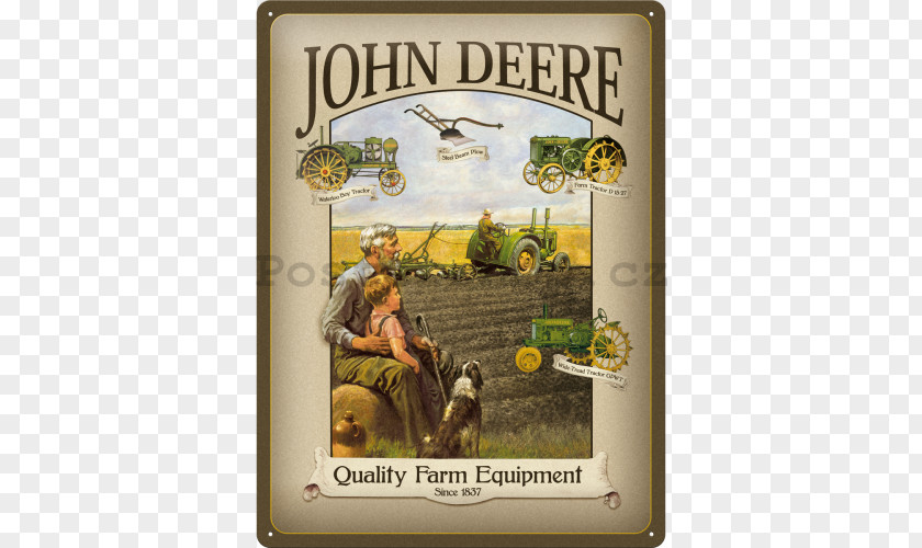 Tractor John Deere Horicon Agricultural Machinery Agriculture Metal PNG