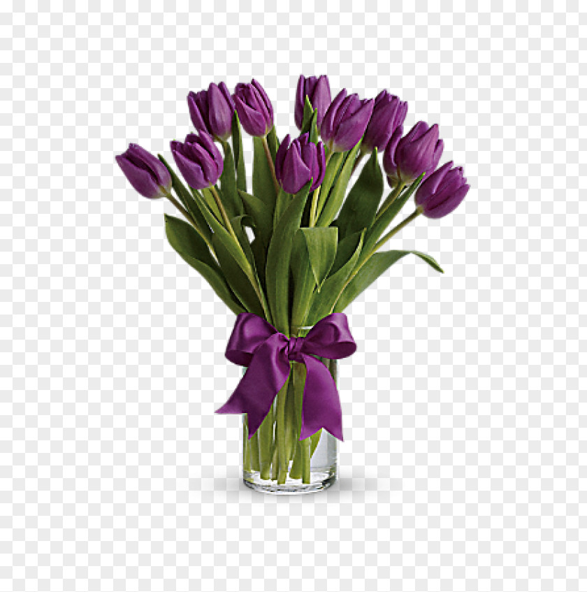 Tulips Tulip Flower Delivery Floristry Purple PNG