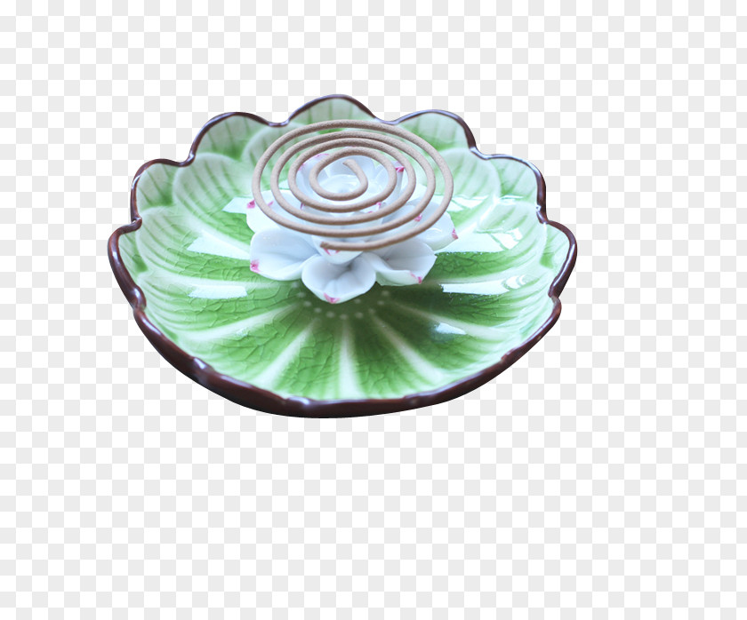 Lotus Plate Incense Burner Material Censer Nelumbo Nucifera PNG