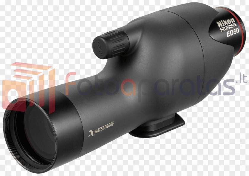 Nikon Scopes Spotting Binoculars ED50 Angled Fieldscope ED50-A Green PNG