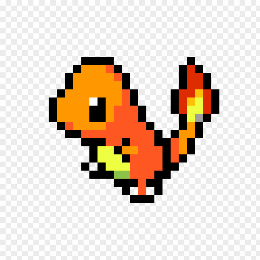 Pixel Art Pokemon Charmander Pikachu Minecraft Drawing PNG