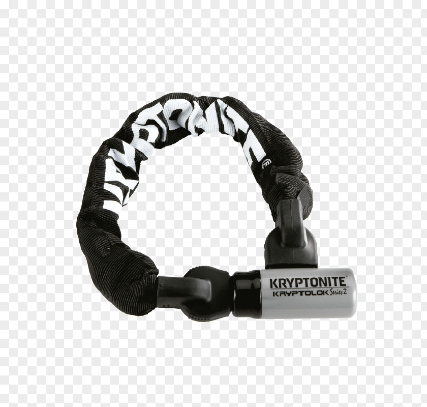 Bicycle Fixed-gear Chain Kryptonite Lock PNG